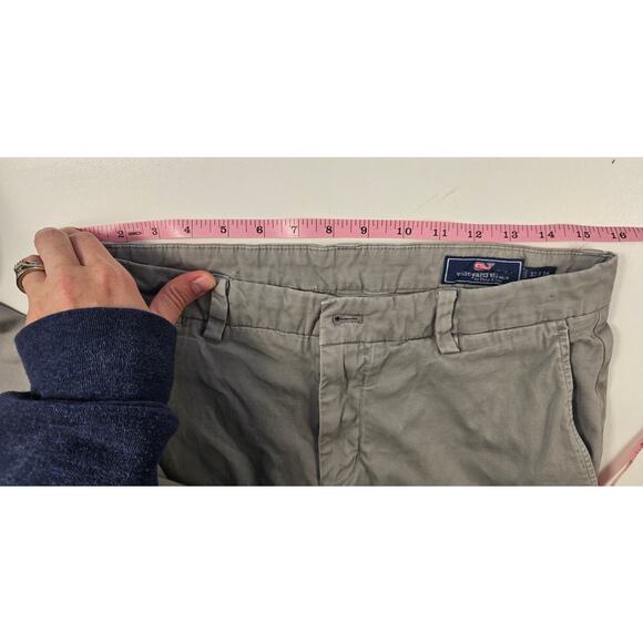 Chilmark Chinos 32x34 Vineyard Vines grey career casual work SLIM preppy pants - Picture 9 of 10